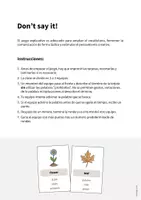 Vista previa - Juegos / Gamificación - Garden / Jardín: Don’t say it! (Juego para la clase de inglés) - página 1