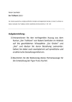Vorschau - Prüfungsvorbereitung - 1.Prüfungsteil mündliche Abiturprüfung Deutsch (,,Der Trafikant") - Seite 1