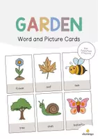 Vista previa - Decoración del aula - Garden / Jardín: Word and Picture Cards (Tarjetas con imágenes para la clase de inglés) - Portada