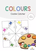 Vista previa - Juegos / Gamificación - Colours / Colores: Cootie Catcher (Comecocos para la clase de inglés) - Portada
