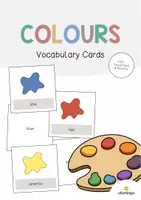 Vista previa - Manualidades / Dibujos para colorear - Colours / Colores: Vocabulary Cards (Tarjetas de palabras) - Portada