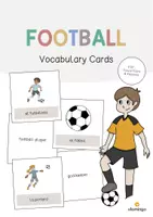 Vista previa - Manualidades / Dibujos para colorear - Football / Fútbol: Vocabulary Cards (Tarjetas de palabras) - Portada