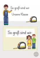Vorschau - Poster - Unsere Klasse - So groß sind wir - Plakat Klasse 1 - Deckblatt