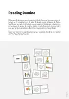 Vista previa - Juegos / Gamificación - Party / Fiesta: Reading Domino (Juego para la clase de inglés) - página 1