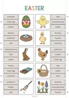 Vista previa - Juegos / Gamificación - Easter / Pascua: Clip Cards (Tarjetas de pinza para la clase de inglés) - página 2