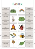 Vista previa - Juegos / Gamificación - Easter / Pascua: Clip Cards (Tarjetas de pinza para la clase de inglés) - página 3