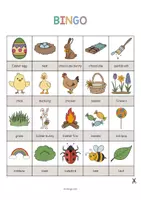 Vista previa - Juegos / Gamificación - Easter / Pascua: Bingo (Juego para la clase de inglés) - página 2
