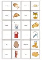 Vista previa - Juegos / Gamificación - Breakfast / Desayuno: Memo Game (Juego para la clase de inglés) - página 2