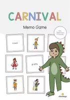 Vista previa - Juegos / Gamificación - Carnival / Carnaval: Memo Game (Juego para la clase de inglés) - Portada