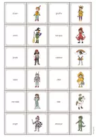 Vista previa - Juegos / Gamificación - Carnival / Carnaval: Memo Game (Juego para la clase de inglés) - página 2