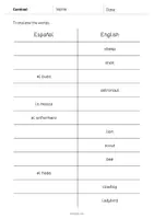 Vista previa - Evaluación - Carnival / Carnaval: Vocabulary Mini Test (Test para la clase de inglés) - página 3