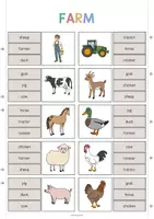 Vista previa - Juegos / Gamificación - Farm / Granja: Clip Cards (Tarjetas de pinza para la clase de inglés) - página 2