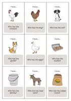 Vista previa - Juegos / Gamificación - Farm / Granja: I have..., who has...? (Juego para la clase de inglés) - página 3