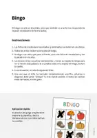 Vista previa - Juegos / Gamificación - Autumn / Otoño: Bingo (Juego para la clase de inglés) - página 1