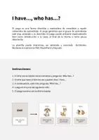 Vista previa - Juegos / Gamificación - Pets / Mascotas: I have..., who has...? (Juego para la clase de inglés) - página 1
