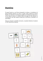 Vista previa - Juegos / Gamificación - Beach / Playa: Domino (Juego para la clase de inglés) - página 1