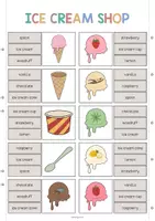 Vista previa - Juegos / Gamificación - Ice Cream Shop / Heladería: Clip Cards (Tarjetas de pinza para la clase de inglés) - página 2