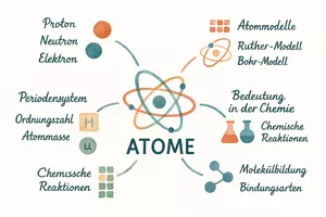 Vorschau - Arbeitsblätter - Arbeitsblatt zum Thema "Atome und Moleküle" + Onlineübung & MP3 + Mindmap + Infografik - Seite 3