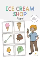 Vista previa - Juegos / Gamificación - Ice Cream Shop / Heladería: Floppi (Juego para la clase de inglés) - Portada
