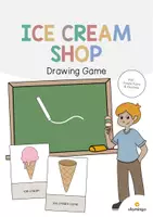 Vista previa - Juegos / Gamificación - Ice Cream Shop / Heladería: Drawing Game (Juego para la clase de inglés) - Portada