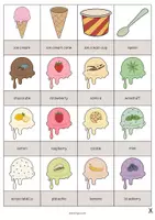 Vista previa - Juegos / Gamificación - Ice Cream Shop / Heladería: Drawing Game (Juego para la clase de inglés) - página 2