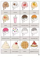 Vista previa - Juegos / Gamificación - Ice Cream Shop / Heladería: Drawing Game (Juego para la clase de inglés) - página 3