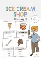 Vista previa - Juegos / Gamificación - Ice Cream Shop / Heladería: Don’t say it! (Juego para la clase de inglés) - Portada