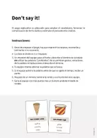 Vista previa - Juegos / Gamificación - Ice Cream Shop / Heladería: Don’t say it! (Juego para la clase de inglés) - página 1
