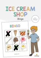 Vista previa - Juegos / Gamificación - Ice Cream Shop / Heladería: Bingo (Juego para la clase de inglés) - Portada