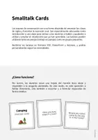 Vista previa - Tarjetas / Manipulativos - Camping / Acampada: Smalltalk Cards (Tarjetas de conversación) - página 1