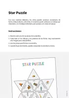 Vista previa - Juegos / Gamificación - Camping / Acampada: Star Puzzle (Juego para la clase de inglés) - página 1