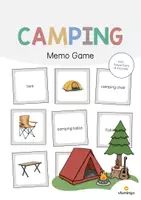 Vista previa - Juegos / Gamificación - Camping / Acampada: Memo Game (Juego para la clase de inglés) - Portada
