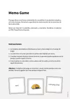 Vista previa - Juegos / Gamificación - Camping / Acampada: Memo Game (Juego para la clase de inglés) - página 1