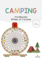Vista previa - Juegos / Gamificación - Camping / Acampada: Vocabulary Wheel of Fortune (Rueda de la suerte para la clase de inglés) - Portada