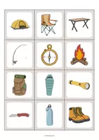 Vista previa - Juegos / Gamificación - Camping / Acampada: Floppi (Juego para la clase de inglés) - página 2