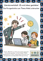 Vorschau - Arbeitsblätter - Literaturwerkstatt - Kurzgeschichte (mit Quiz) - Deckblatt