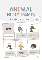 Vista previa - Juegos / Gamificación - Animal Body Parts / Partes del cuerpo de los animales: I have..., who has...? (Juego para la clase de inglés) - Portada