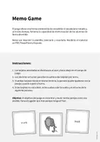 Vista previa - Juegos / Gamificación - Animal Body Parts / Partes del cuerpo de los animales: Memo Game (Juego para la clase de inglés) - página 1
