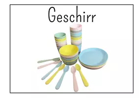 Vorschau - Poster - Schild: Geschirr in deiner Klasse - Seite 1