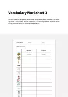Vista previa - Hojas de trabajo - Laundry Room / Lavadero: Vocabulary Worksheet 3 (Hoja de trabajo de inglés) - página 1