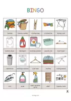 Vista previa - Juegos / Gamificación - Laundry Room / Lavadero: Bingo (Juego para la clase de inglés) - página 2