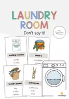 Vista previa - Juegos / Gamificación - Laundry Room / Lavadero: Don’t say it! (Juego para la clase de inglés) - Portada
