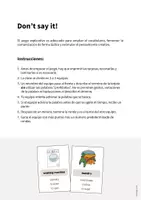 Vista previa - Juegos / Gamificación - Laundry Room / Lavadero: Don’t say it! (Juego para la clase de inglés) - página 1