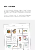 Vista previa - Hojas de trabajo - Laundry Room / Lavadero: Cut and Glue (Hoja de trabajo de inglés) - página 1