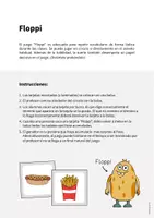Vista previa - Juegos / Gamificación - Fast Food / Comida rápida: Floppi (Juego para la clase de inglés) - página 1