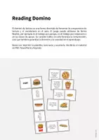 Vista previa - Juegos / Gamificación - Fast Food / Comida rápida: Reading Domino (Juego para la clase de inglés) - página 1
