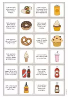 Vista previa - Juegos / Gamificación - Fast Food / Comida rápida: Reading Domino (Juego para la clase de inglés) - página 3
