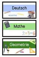 Vorschau - Präsentationen/Tafelbilder - Tagestransparenz / Tagesablauf / Stundenplan (Classroom Management) - Seite 1