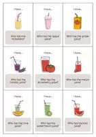 Vista previa - Juegos / Gamificación - Drinks / Bebidas: I have..., who has...? (Juego para la clase de inglés) - página 3
