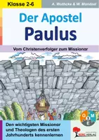 Vorschau - Arbeitsblätter - Der Apostel Paulus - Vom Christenverfolger zum Missionar | Religion Klasse 2-6 | Arbeitsblätter Bibel mit Lösungen - Deckblatt